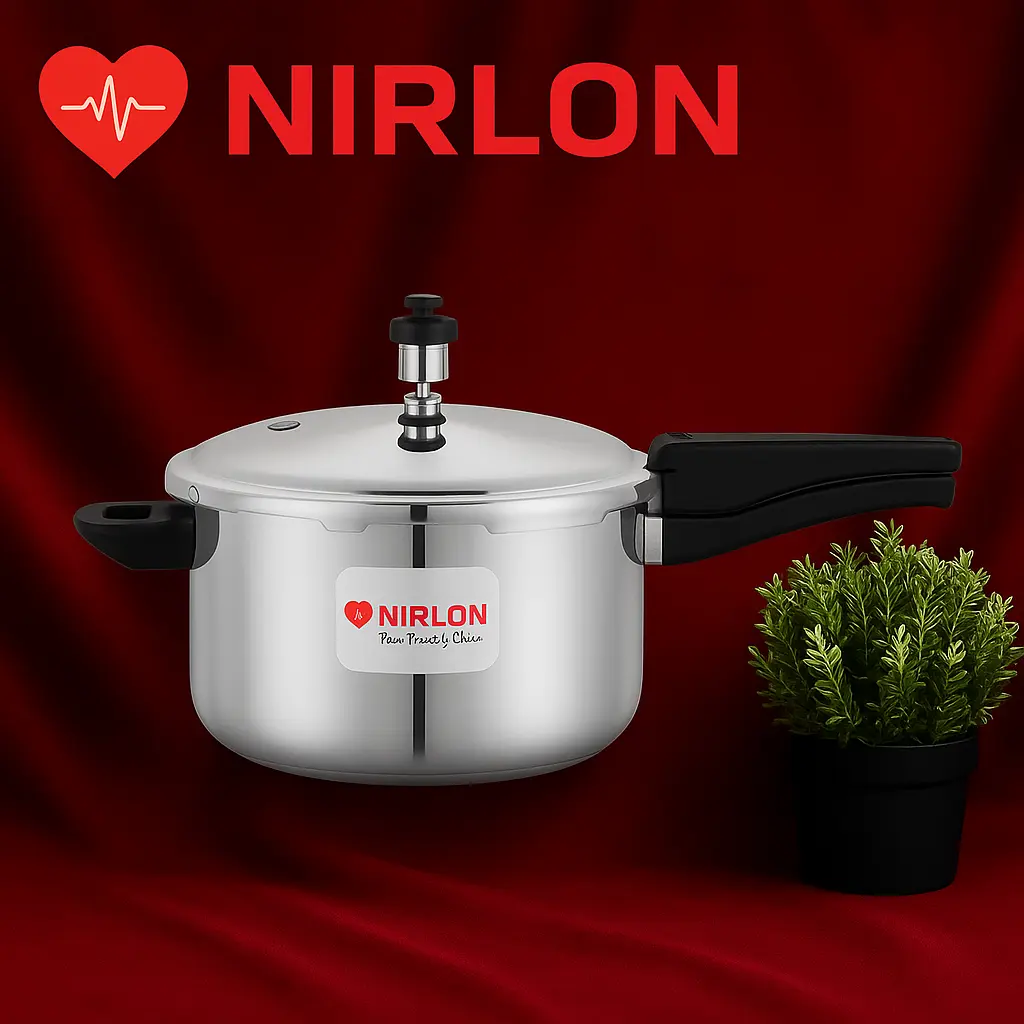 Triply Stainless Steel Dome Outer Lid Pressure Cooker