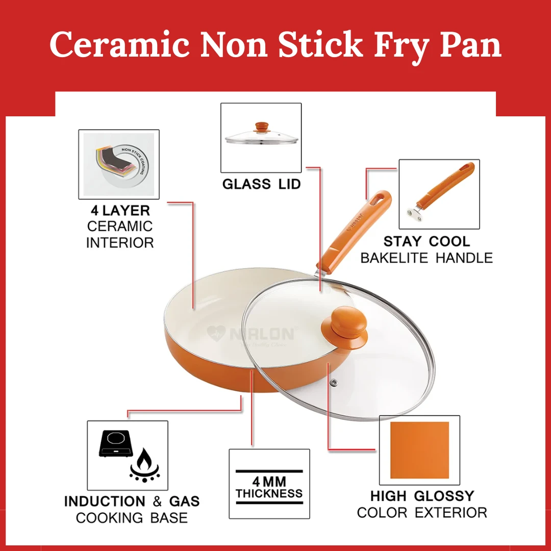 ceramic coated frying pan 