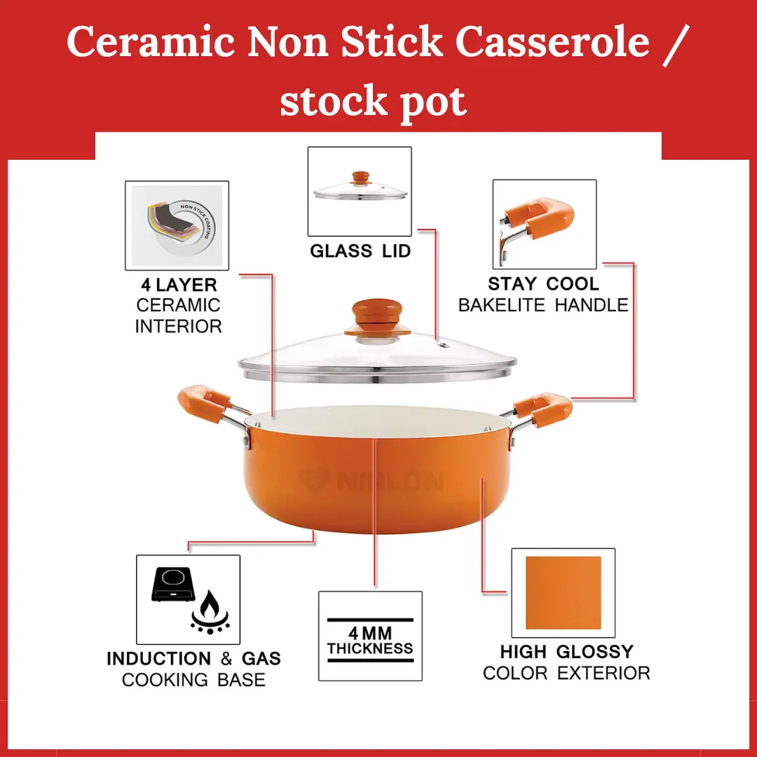 stock pot with Glass Lid