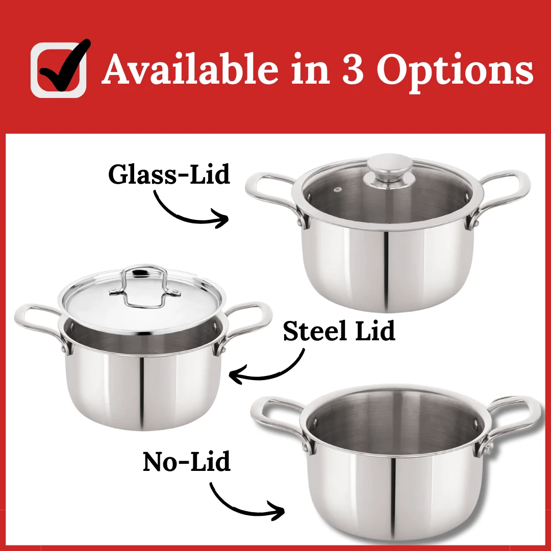 Stainless Steel Biryani Pot