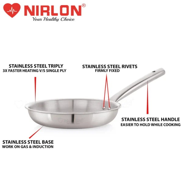 tri ply frying pan