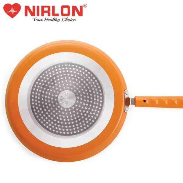 Ceramic Non Stick Flat Dosa Tawa | Matching Handle | Induction Safe | Non Toxic Tawa |PFAS & PTFE Free | Orange - Image 5