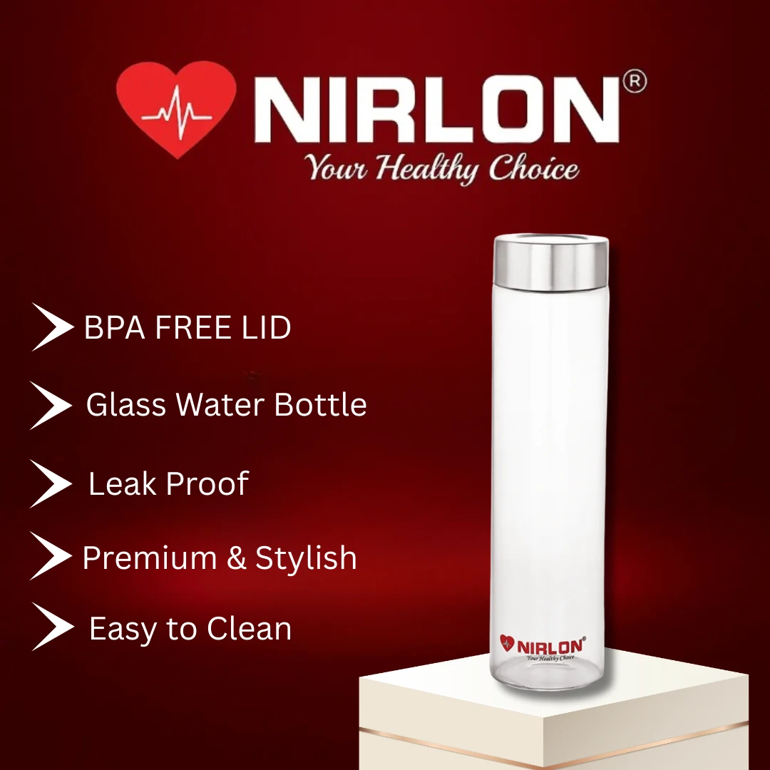 Borosilicate Glass Water Bottle 