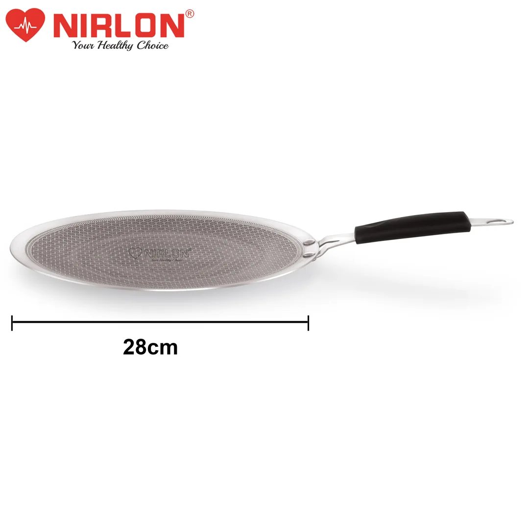 NIRLON Triply Honeycomb Concave Tawa 28cm - Image 6