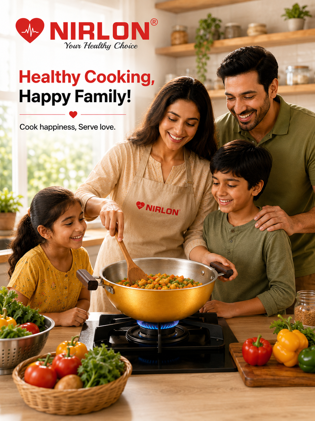Nirlon Triply Cookware